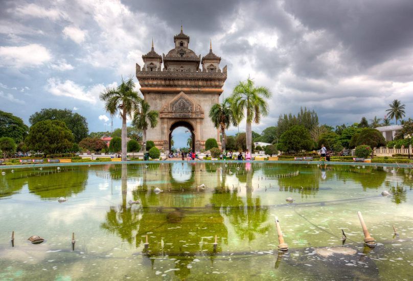 Arch de triumphe in Vientiane