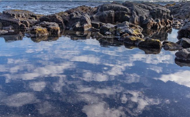 Hawaii  The Big Island Punaluu Black Sand Beach