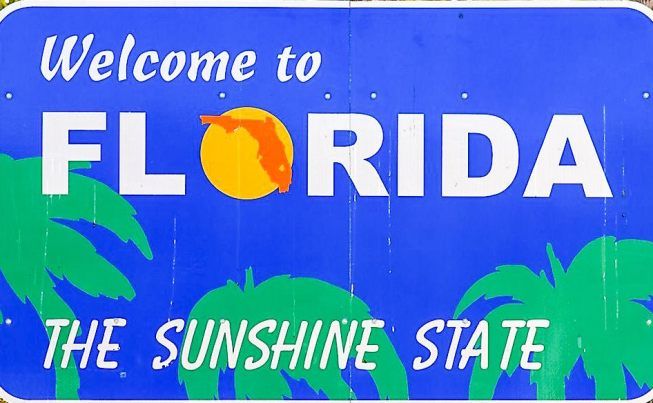 Louisiana to Florida