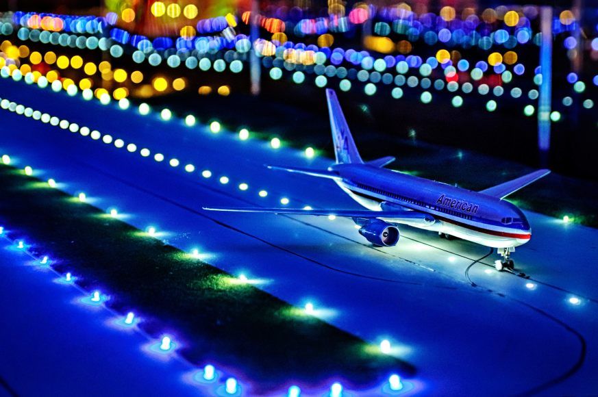 Borówiec train model exhibit