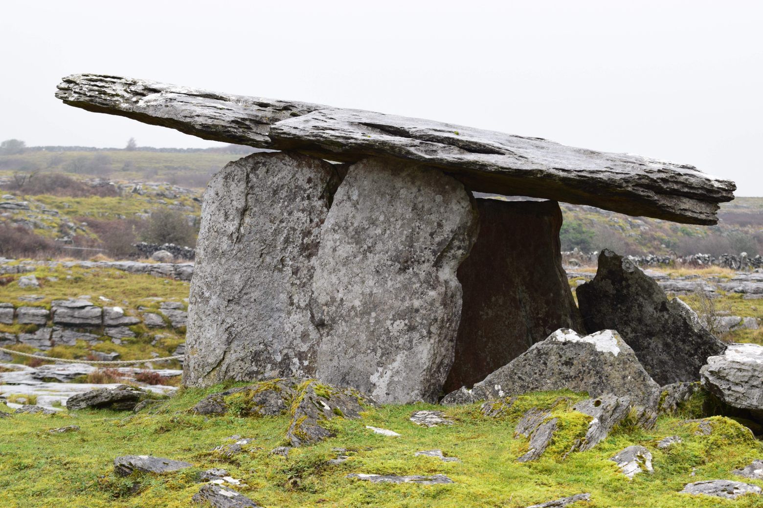 Poulnabrone Dolmen portal tomb  County Clare