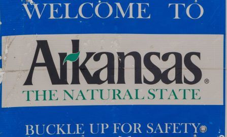 Oklahoma to Arkansas land of Walmart