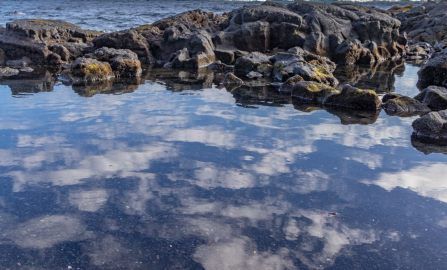Hawaii  The Big Island Punaluu Black Sand Beach